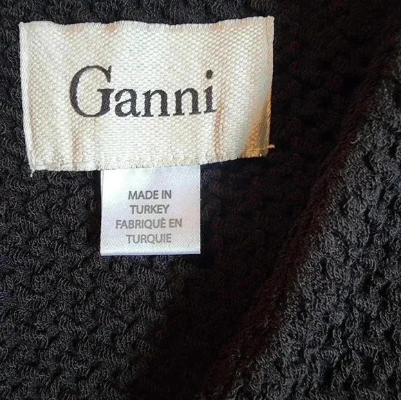 Ganni Fulton Pleated Black Dress Size XS - Picture 8 of 15